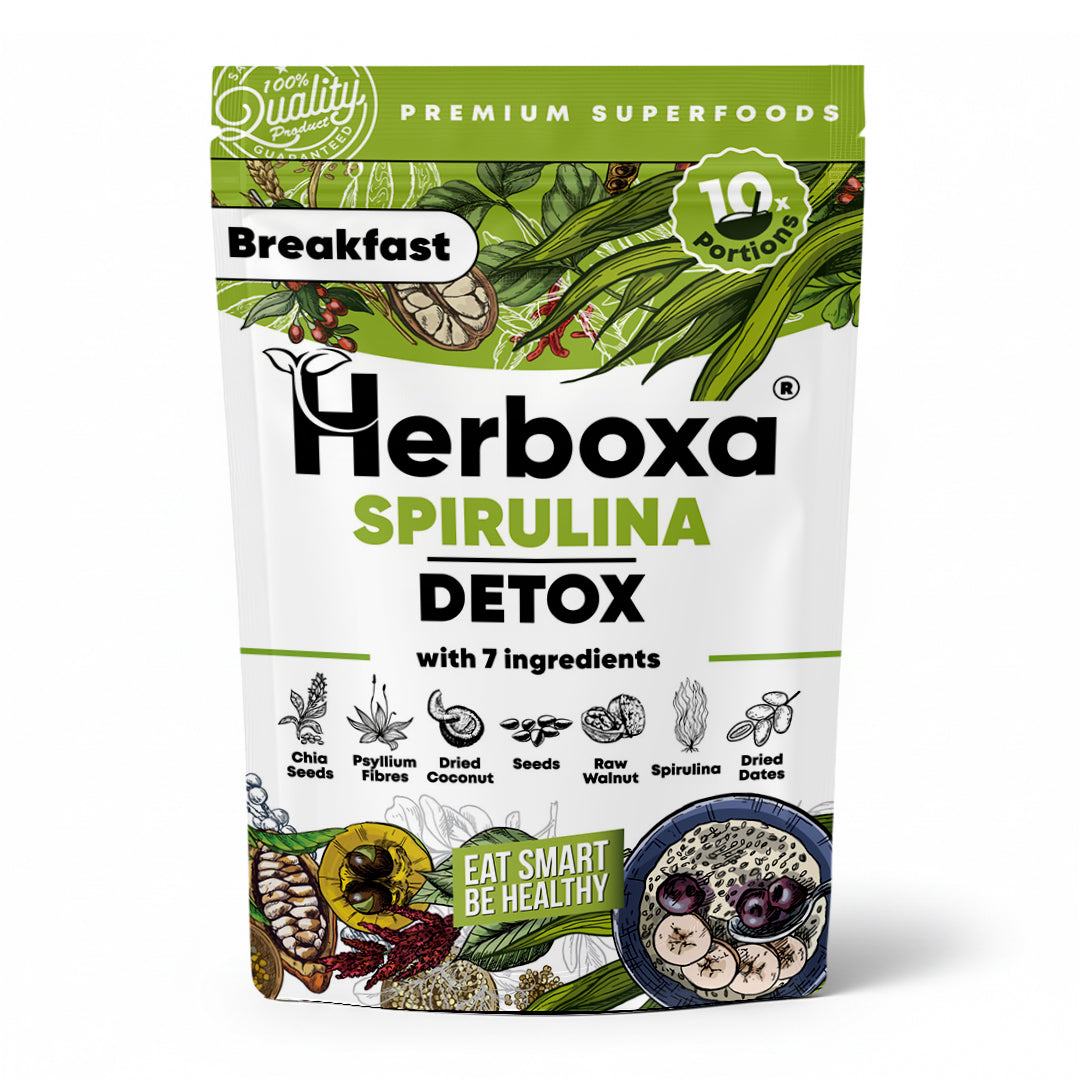 Spirulina Detox - Terveellinen “pikaruoka” spirulina aamiainen