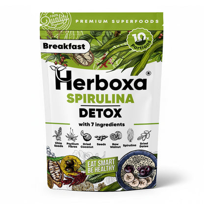 Spirulina Detox - Terveellinen “pikaruoka” spirulina aamiainen