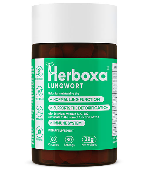 Herboxa® Lungwort - 60 Кapselia 